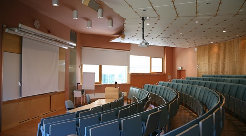 The De Geer lecture hall in house Y.