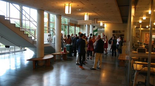 The 1st floor entrance hall in house U.