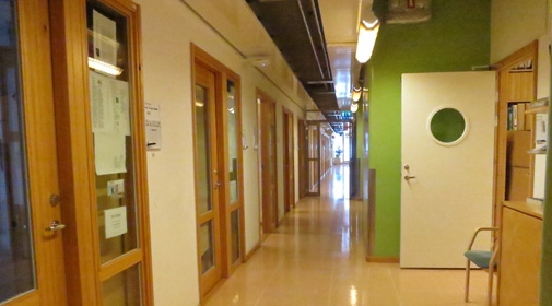 Department corridor.